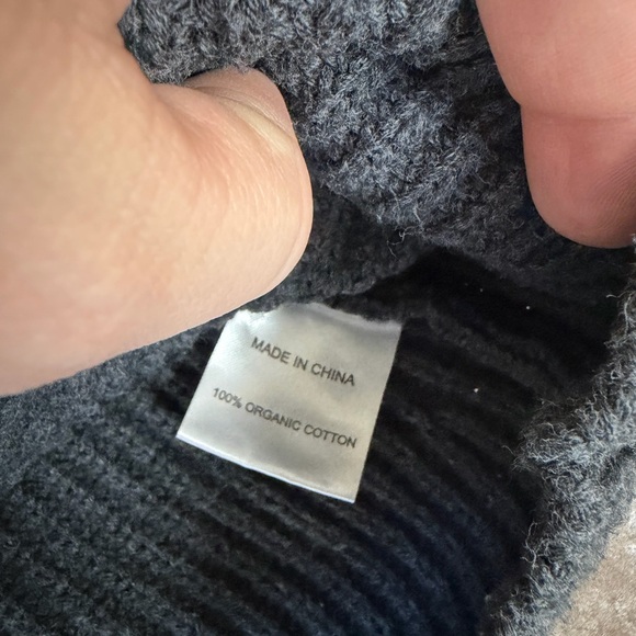 Quince 100% Organic Cotton Fisherman Crew Sweater. M - Picture 4 of 4